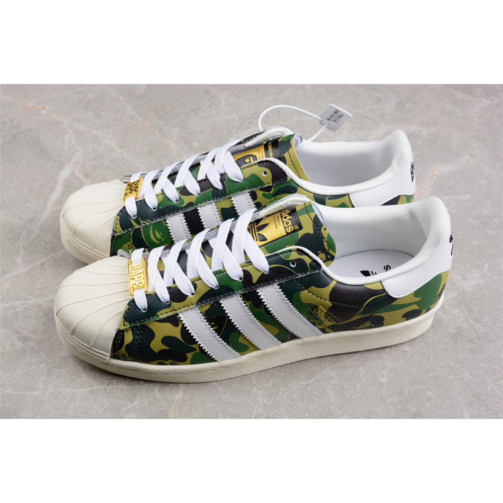 BAPE X ADIDAS SUPERSTAR 80S ABC CAMO