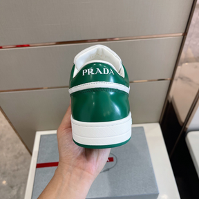 Prada Tênis Cano Baixo Downtown Verde