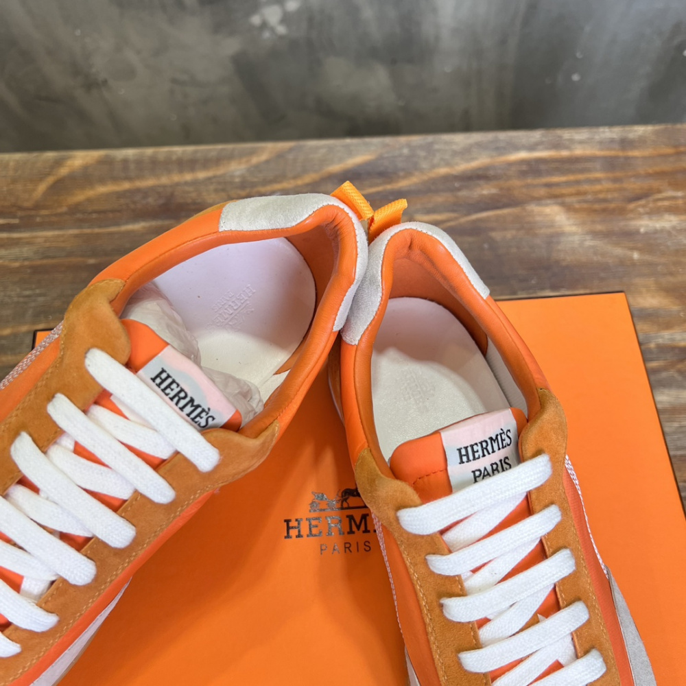 Tênis Hermès Course Laranja