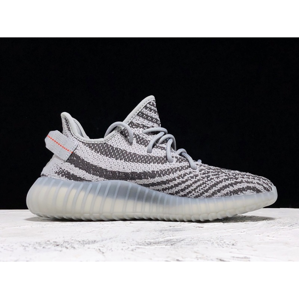 YEEZY BOOST 350 V2 GREY/BOLD ORANGE/DARK