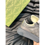 Tênis Gucci GG Supreme Cinza Escuro