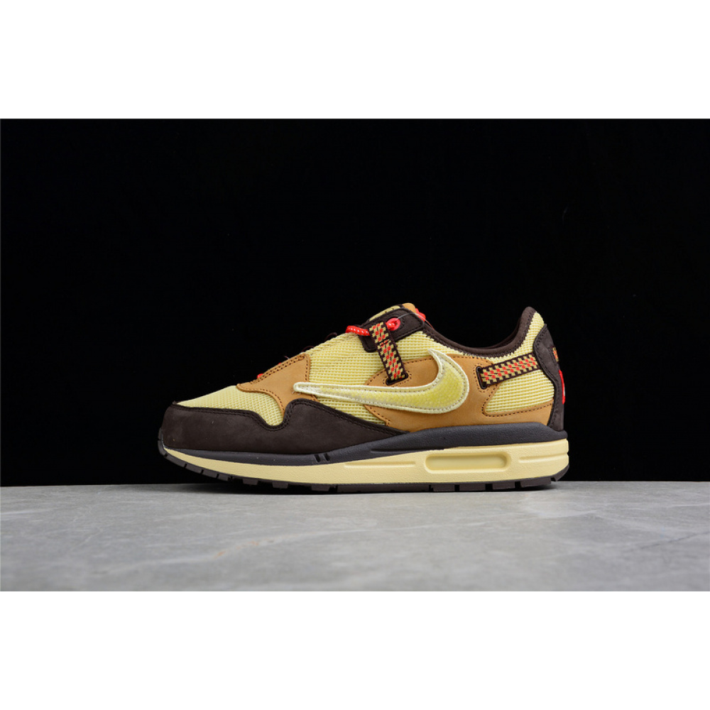 TRAVIS SCOTT X AIR MAX 1 BAROQUE BROWN/LEMON