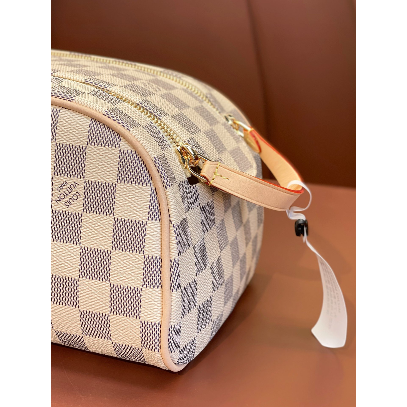 Necessaire Louis Vuitton LV Couro Damier Azur 28x16x13CM