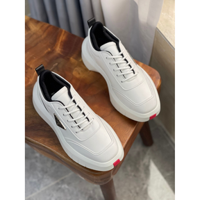 Prada Tênis Branco platform