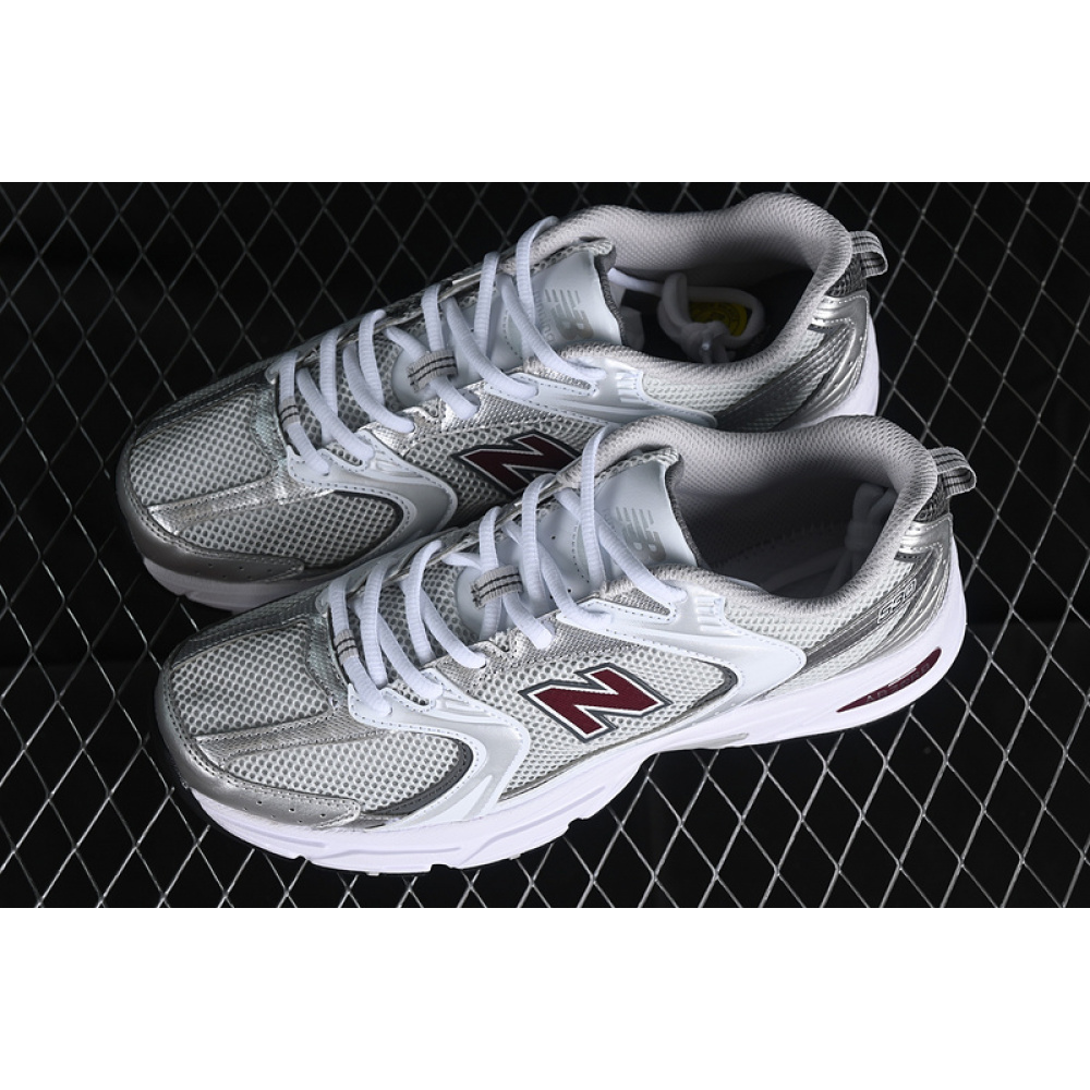 NB530 WHITE/GREY/SILVER/BLACK