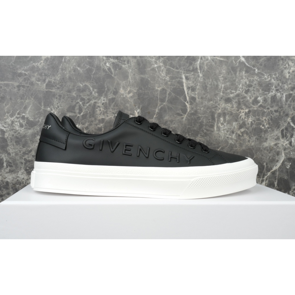 Tênis Givenchy Black/White City Embossed Court