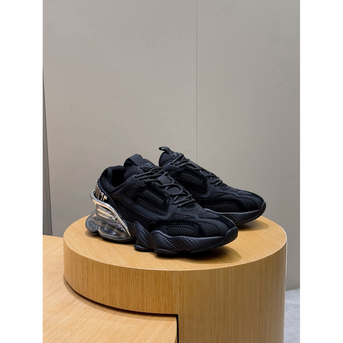 Philipp Plein Sport Tênis Runner PS Thunder Mix Preto/Prata