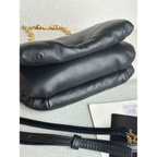 Bolsa Loewe Goya Puffer Couro Napa Brilhante 20x14x9CM (quatro cores)