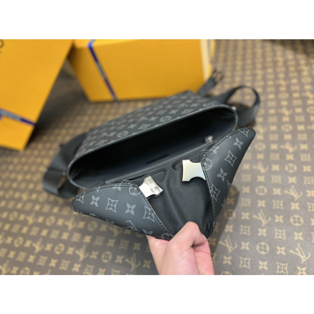 Bolsa Tiracolo Louis Vuitton Messenger Voyager Eclipse 33x22.5x11cm