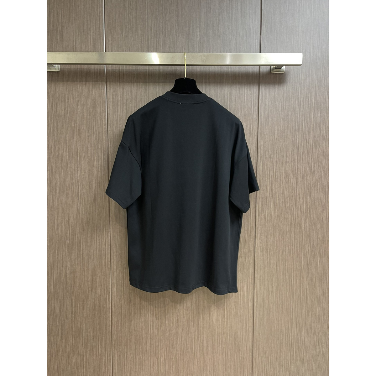 Camisa Valentino de algodão com VLogo Signature Preta