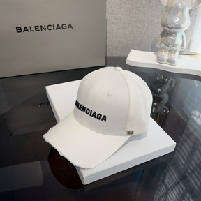 Boné Balenciaga em Tecido Algodão Branco