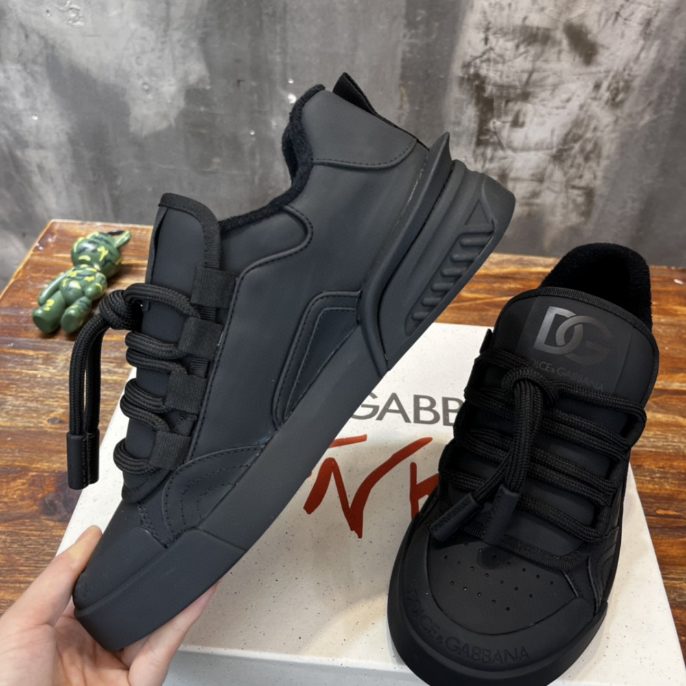 Dolce&Gabbana Tênis cano Baixo Preto