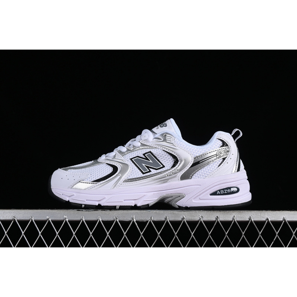 NB530 WHITE/SILVER/BLACK