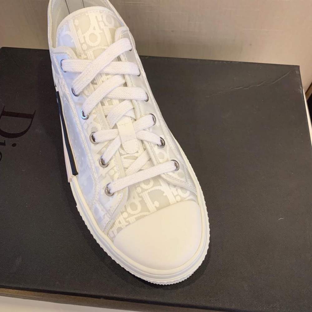 Dior Tênis Cano Baixo Branco