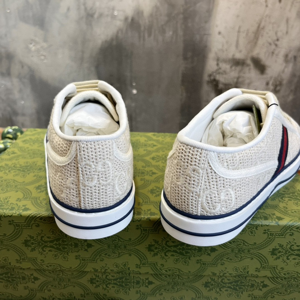 Tênis Gucci Cano Baixo 1977 Branco