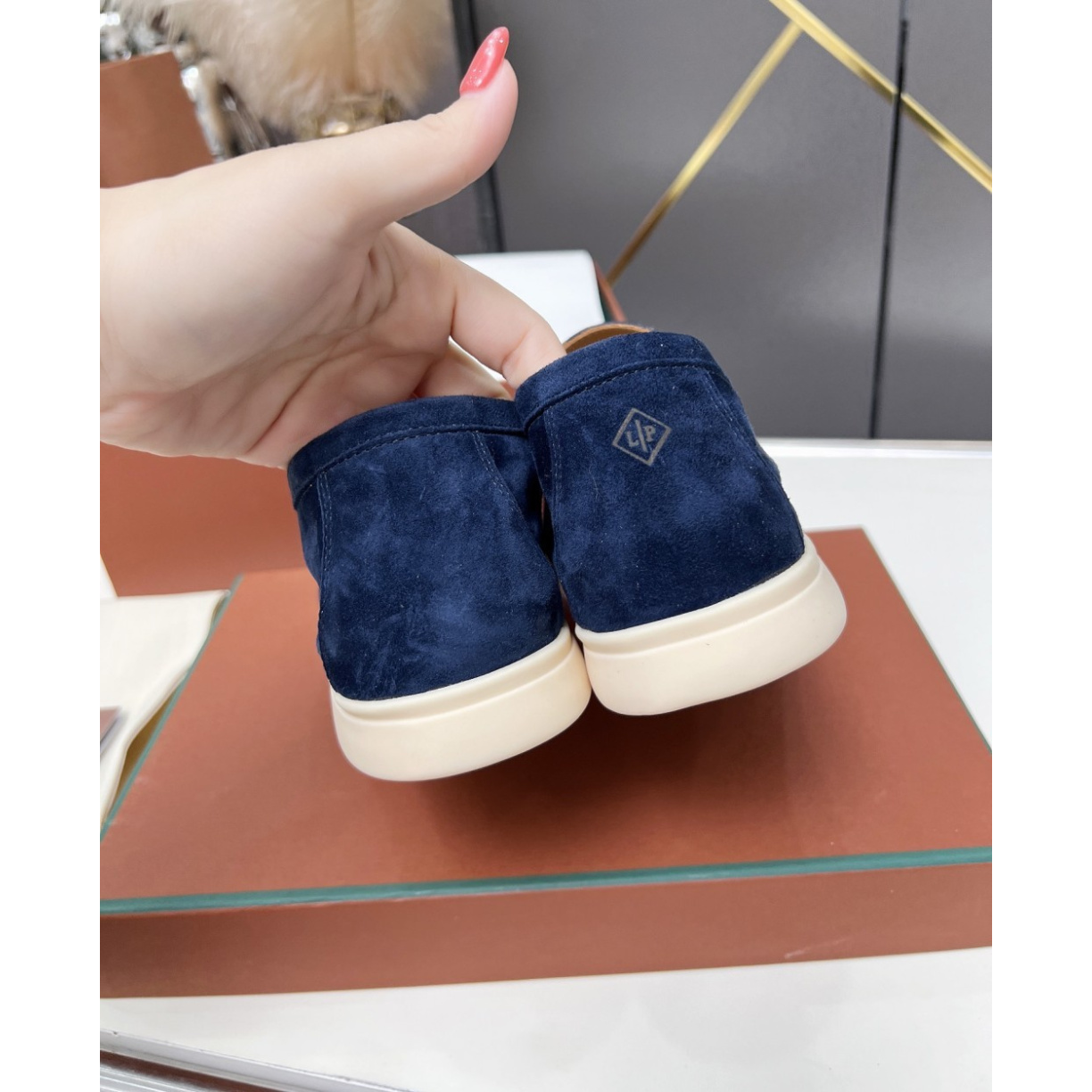 Summer Walk Loro Piana Loafer Azul