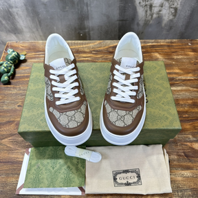 Tênis Gucci GG Supreme Marrom/Branco