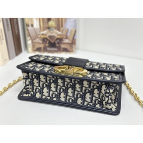 Bolsa Dior Montaigne Jacquard Obliquo 25x16,5x9cm (2 cores)