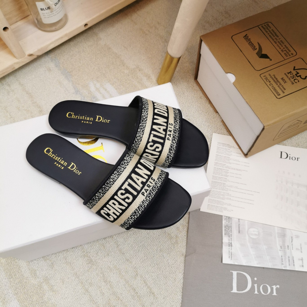 Dior Sandália Rasteira