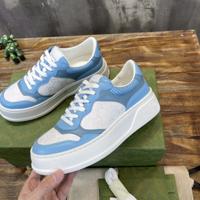 Tênis Gucci GG Supreme Azul/Branco