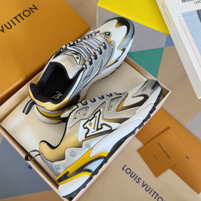 Tênis Louis Vuitton Runner Tatic Amarelo