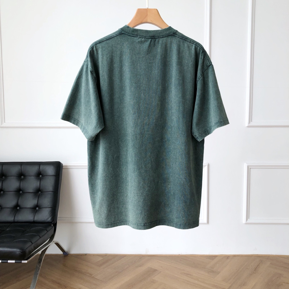 Camiseta Gucci com Placa de Logo Verde