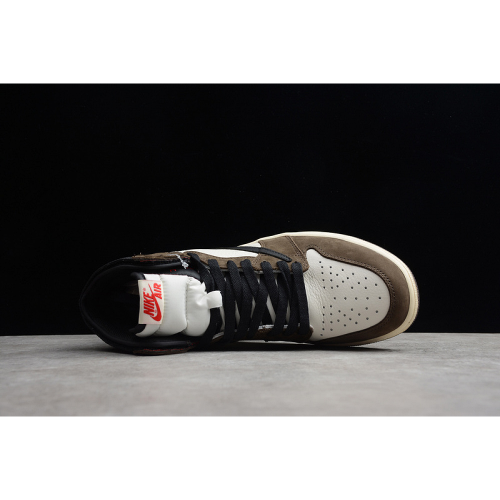 AIR JORDAN 1 HIGH OG TS SP SAIL/BLACK-DARK