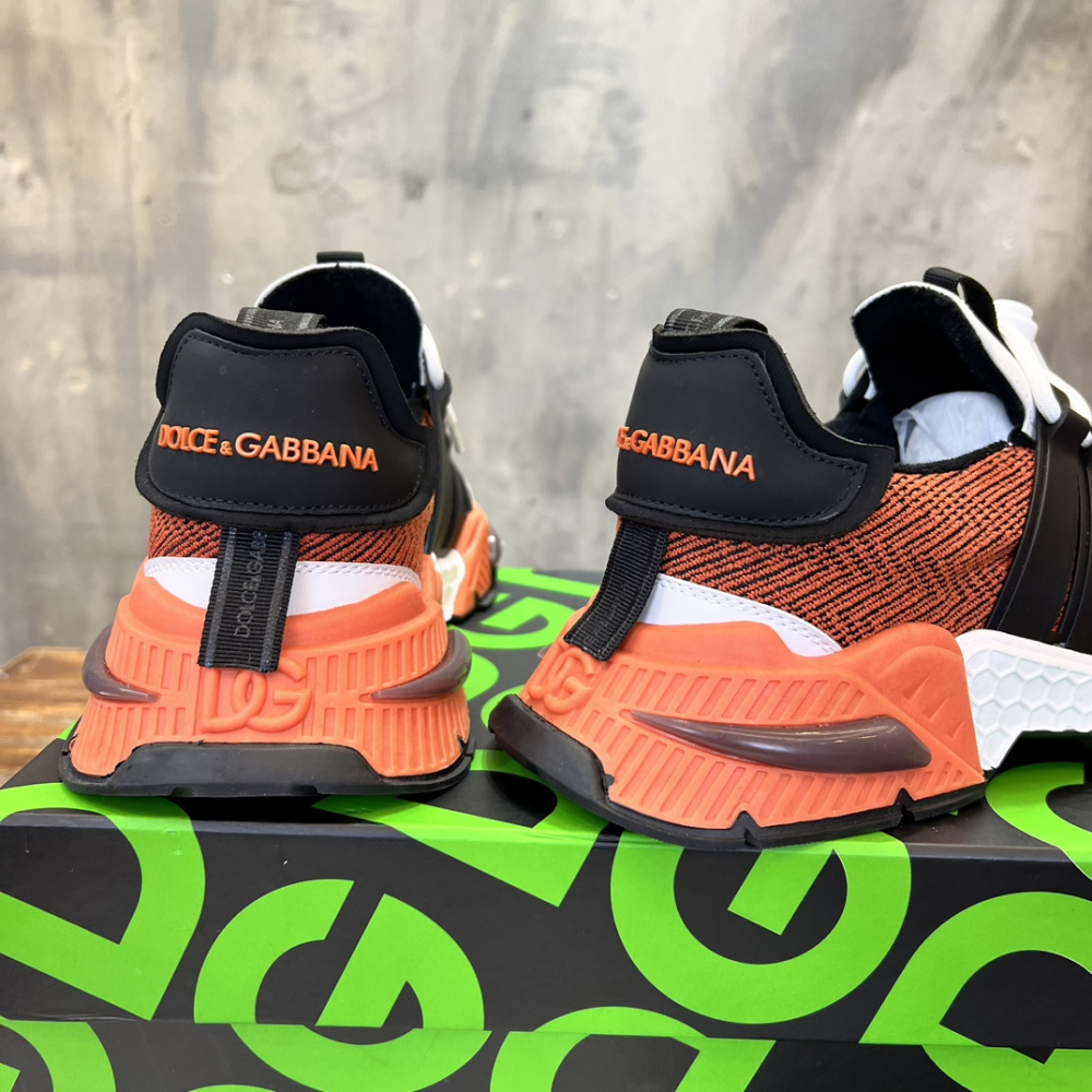 TÊNIS DOLCE & GABBANA AIRMASTER ORANGE/BLACK