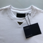 Moletom Prada com Logo Triangular Branca