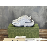 Tênis Gucci Ripple Couro Branco/Prata