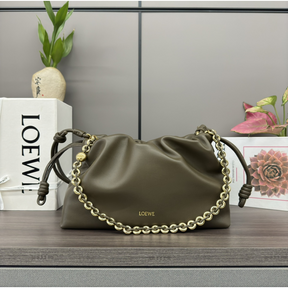 Bolsa Loewe Tiracolo Flamenco Purse  30x10.5x20CM (Verde e outras cores)