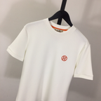 Camiseta Hermès com bordado H Branca