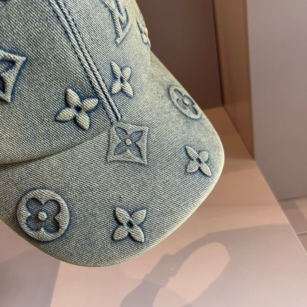 Boné Louis Vuitton Monogram Washed Denim