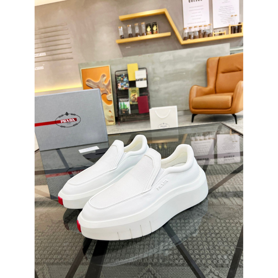 Prada Tênis NoLace Branco