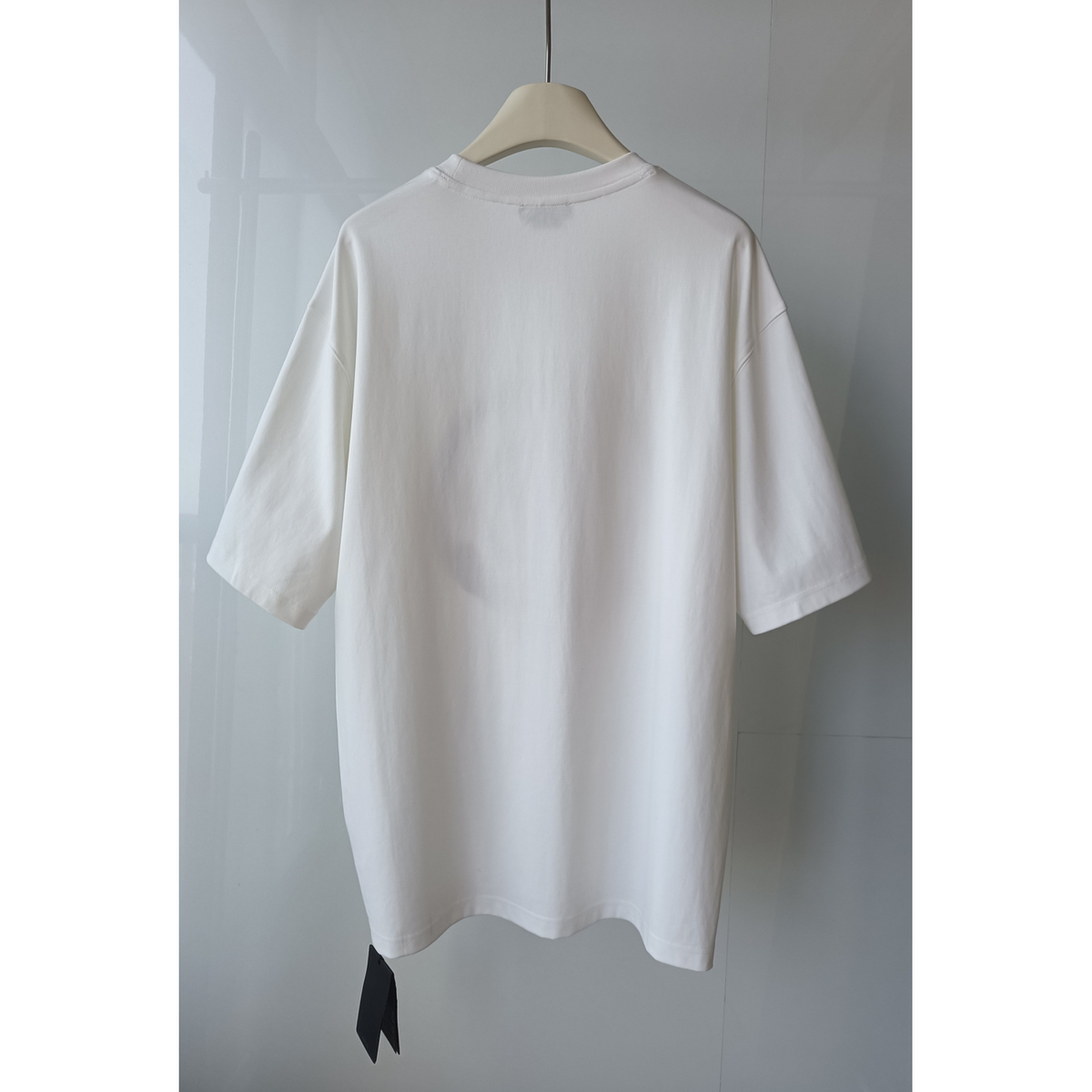 Camiseta Versace de Algodão com Estampa de Logo Branca Camisa