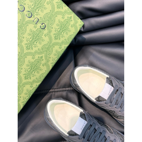 Tênis Gucci GG Supreme Cinza Escuro