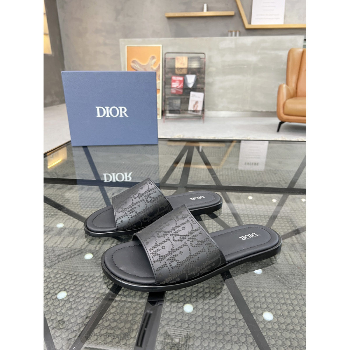 Dior Slide Preta