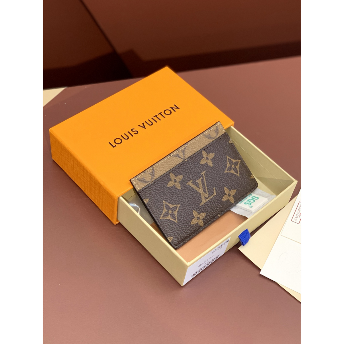 Porta Cartão Louis Vuitton Monogram Bicolor 11x7x0.6CM