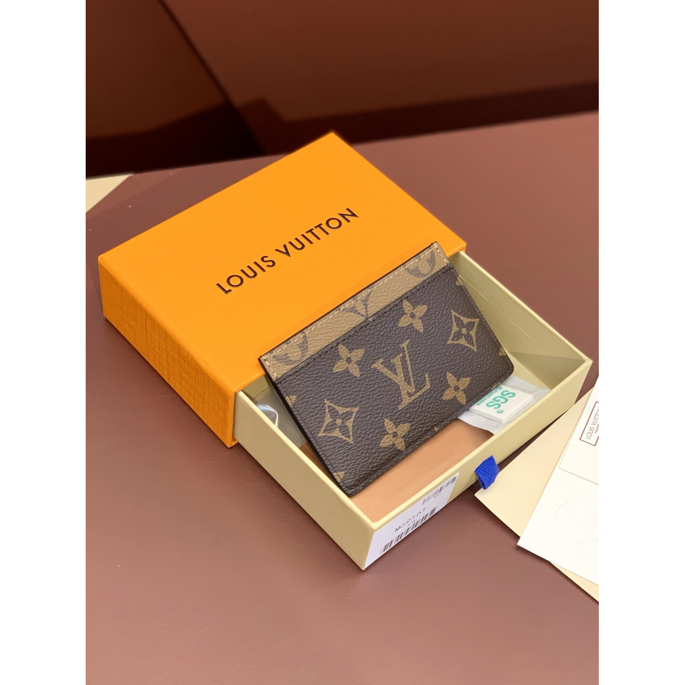 Porta Cartão Louis Vuitton Monogram Bicolor 11x7x0.6CM