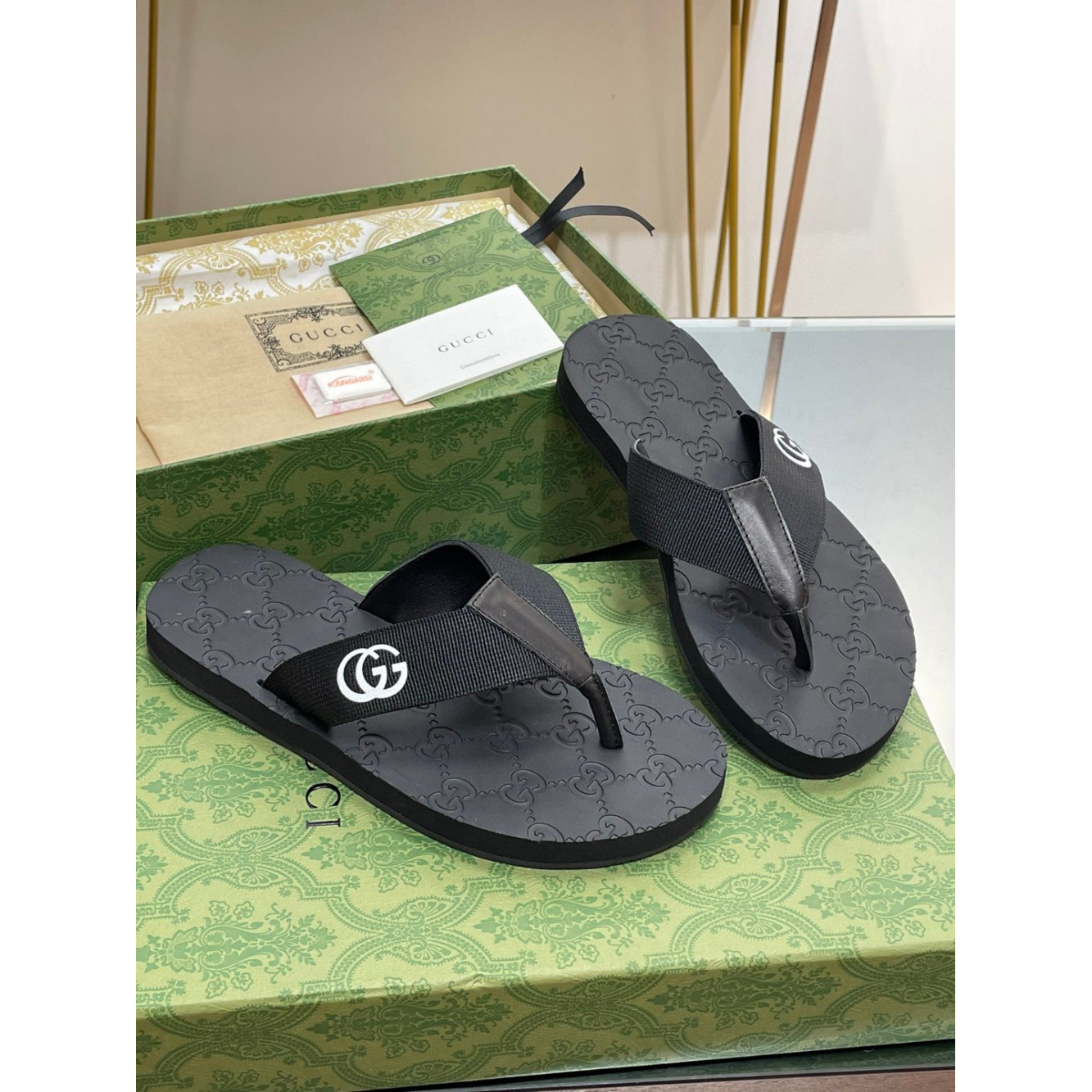 Gucci Chinelo Preto