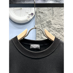 Camiseta de Algodão Balenciaga com estampa de Logo Preta