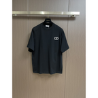 Camisa Valentino de algodão com VLogo Signature Preta