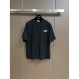 Camisa Valentino de algodão com VLogo Signature Preta