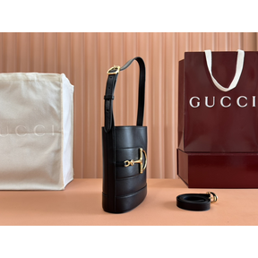 Bolsa Gucci 73 Mini Bucket Bag Preta NEW 2025 18.5x20x8.5cm