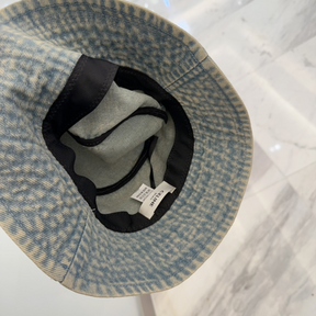 Chapéu Bucket Celine Triomphe Jeans Washed