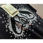 Camiseta Alexander McQueen Exploded Charm Preta