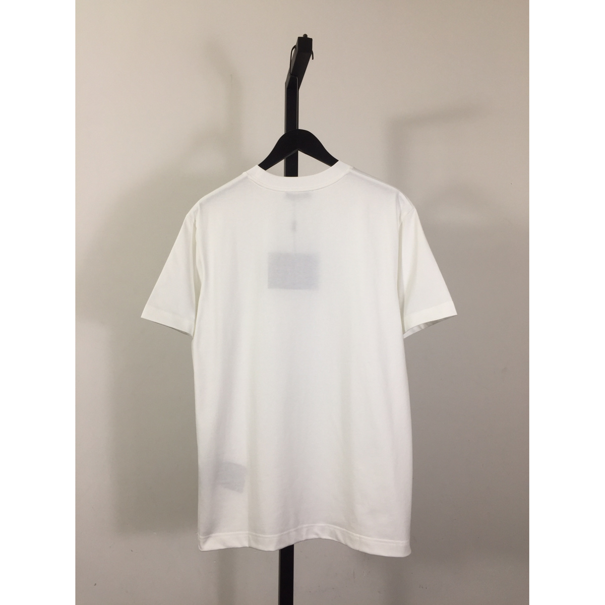 Camisa Prada em algodão com nome Bordado em Bolso Lateral Superior Branca