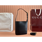 Bolsa Gucci 73 Mini Bucket Bag Preta NEW 2025 18.5x20x8.5cm