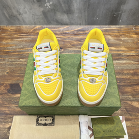 Tênis Gucci Screener With Web Amarelo