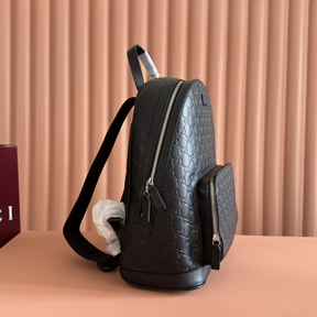 Mochila Gucci Signature Day Preta 32x40x14.5cm